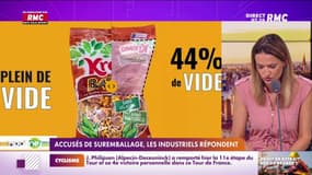 Les industriels épinglés car vendeurs de paquets "pleins de vide" s'expliquent pour RMC