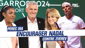 Roland-Garros : "Faut que je vienne le supporter" sourit Pérec après avoir "offert" Zverev à Nadal au 1er tour 