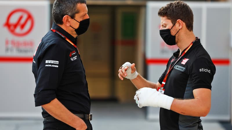 F1: Haas a modifié sa monoplace après l’accident de Grosjean