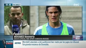 " #Cavani ne souffre pas d'une déchirure du mollet mais d'une élongation avec lésion oedémateuse qui demande plusieurs jours de récupération, on se dirige donc vers un forfait pour l'attaquant du #PSG"