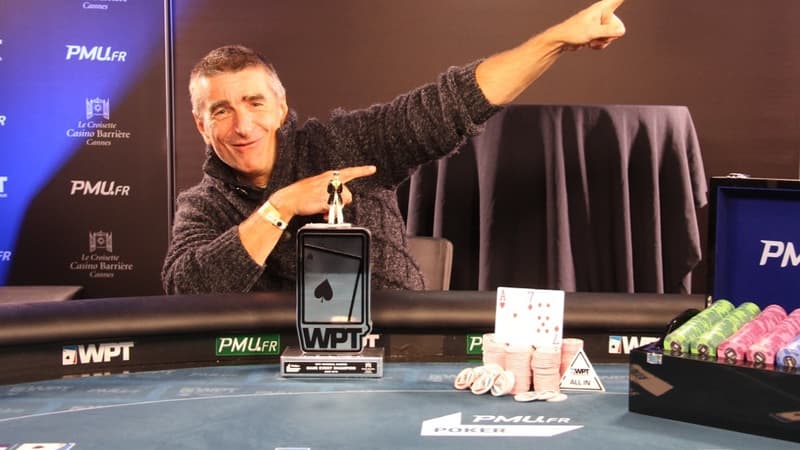 Didier Obigand, vainqueur du WPT National Cannes