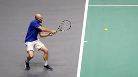 Adrian Mannarino, le 14 septembre 2023, en Coupe Davis
