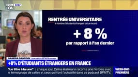 La France accueille 8% d'étudiants étrangers en plus en cette rentrée