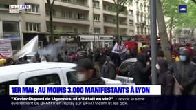 1er-Mai: au moins 3.000  personnes ont manifesté à Lyon ce samedi