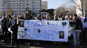 Une marche blanche en mémoire de Nabil, dimanche, à Toulouse.