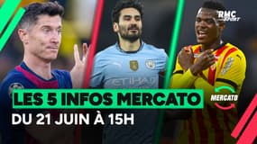  Bah, Lewandowski, Gündogan... les 5 infos mercato du 21 juin 2025 (à 15h)