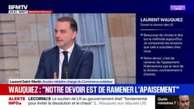 Crise politique: "On a besoin des Républicains pour que le futur gouvernement de Sébastien Lecornu réussisse", déclare Laurent Saint-Martin, ancien ministre chargé du Commerce extérieur