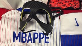 Le masque de Kylian Mbappé pour Pays-Bas - France à l'Euro, 21 juin 2024