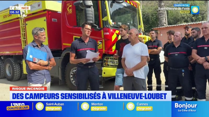 Face au risque incendie, une opération de sensibilisation des campeurs a été menée par les pompiers