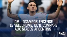 OM : Ocampos encense le Vélodrome, qu'il compare aux stades argentins
