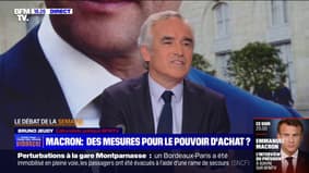 Interview d'Emmanuel Macron à 20h: "Emmanuel Macron doit agir sur le pouvoir d'achat c'est l'urgence" indique Bruno Jeudy, éditorialiste politique
