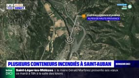 Saint-Auban: plusieurs conteneurs à ordures incendiés