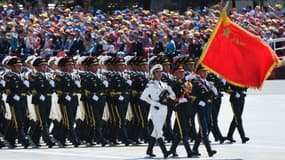 Défilé militaire place Tiananmen, le 3 septembre 2015 à Pékin pour marquer le 70e anniversaire de la victoire de 1945 contre le Japon