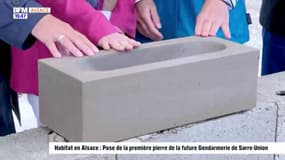 Habitat en Alsace : Pose de la première pierre de la future Gendarmerie de Sarre-Union