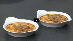 Une crème brûlée originale au foie gras (Vidéo)
