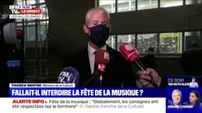 Franck Riester estime que "les consignes ont globalement été respectées" pendant la Fête de la musique