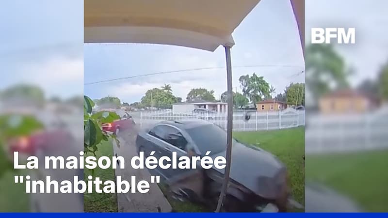 Floride: une voiture s'écrase sur la devanture d'une maison