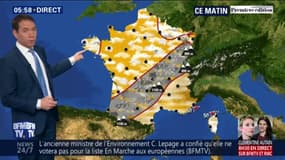 Météo: de la pluie entre les Vosges et les Pyrénées ce vendredi