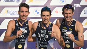 Triathlon : La joie du trio français sur le podium des championnats d'Europe
