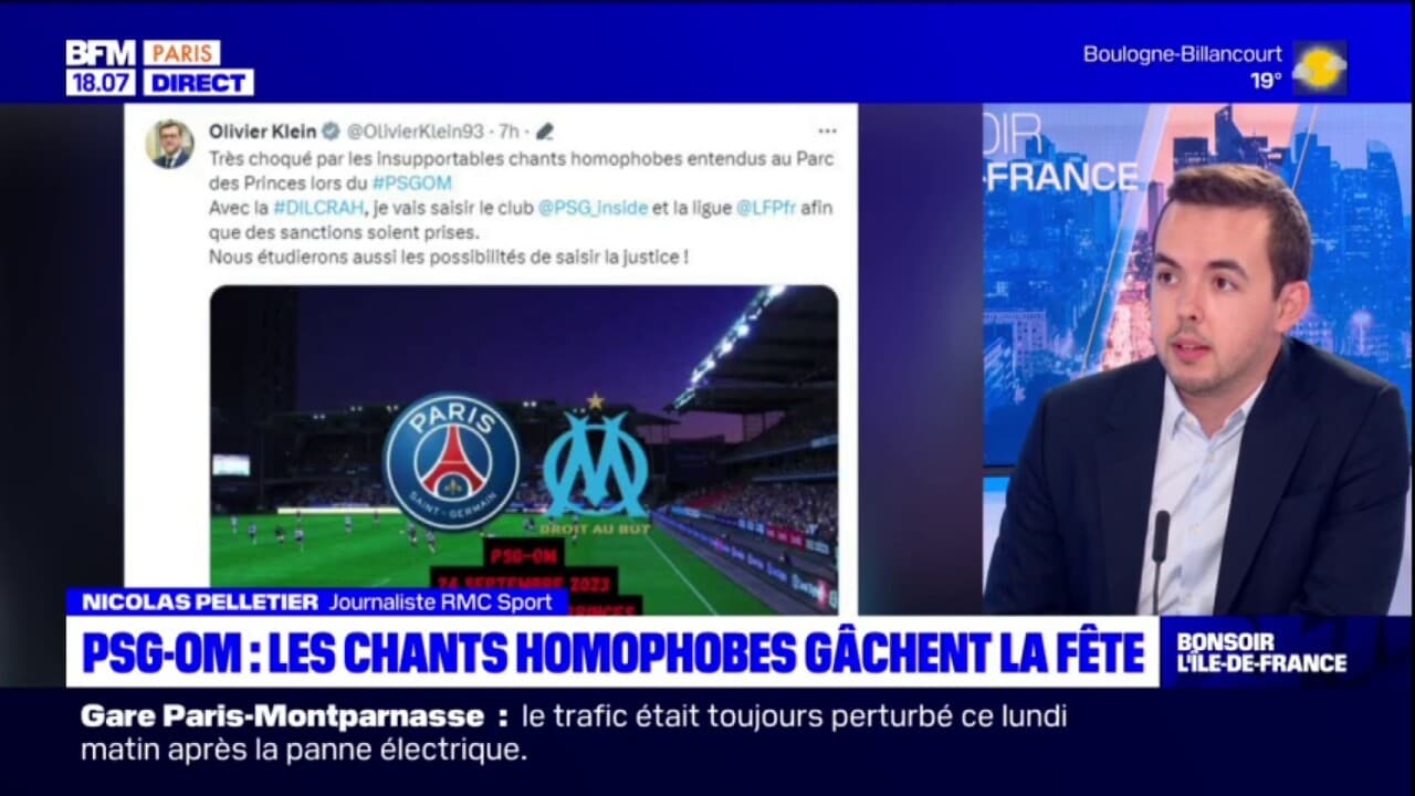 PSG-OM: Le Match Perturbé Par Des Chants Homophobes