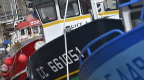 Des bateaux de pêche dans le port de Lorient, le 12 juillet 2017 (image d'illustration)
