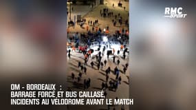 OM-Bordeaux: Barrage forcé et bus caillassé, incidents au Vélodrome avant le match