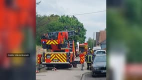 Trois enfants en état d'urgence absolue après un incendie dans une habitation de Brumath (Bas-Rhin), le 26 avril 2025.
