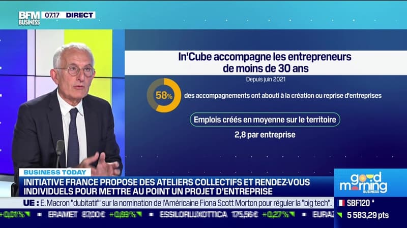 Guillaume Pépy (Initiative France) : In'cube s'adresse principalement aux moins de 30 ans - 19/07