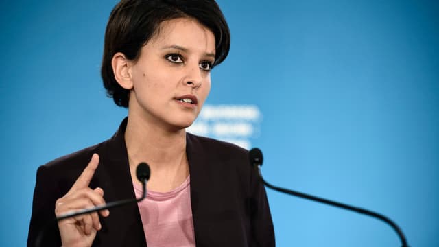 Najat Vallaud-Belkacem, le 22 janvier.