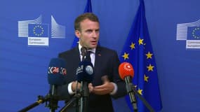 Emmanuel Macron, le 24 juin 2018 à Bruxelles. 