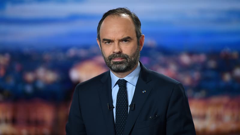 Edouard Philippe sur le plateau de TF1.