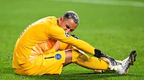 Keylor Navas, blessé lors de PSG-Atalanta en Ligue des champions