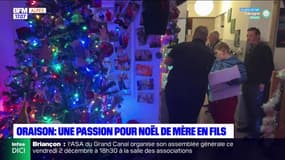 Oraison: une famille passionnée de Noël et de ses décorations