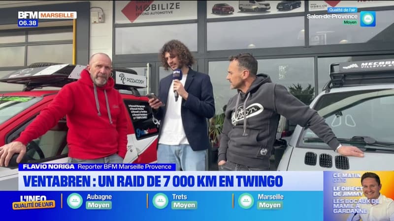 Ventabren: un raid de 7.000km en Twingo