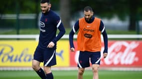 Karim Benzema et Hugo Lloris