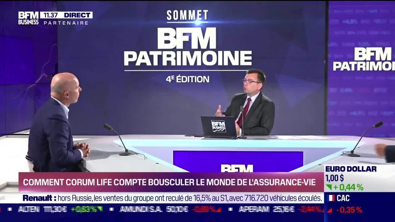 Sommet BFM Patrimoine Comment Corum Life compte bousculer le monde de l assurance vie 12 07