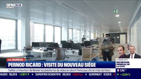 Visite du nouveau siège de Pernod Ricard