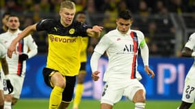 Erling Haaland et Thiago Silva