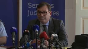 Éric Jallet, procureur de la République de Mâcon, lors d'une conférence de presse le 9 juin 2022