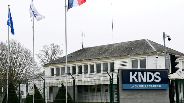 L'usine d'armement KNDS à Bourges, le 21 mars 2025 dans le Cher