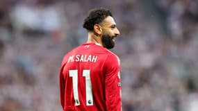 Mohamed Salah lors de Newcastle-Liverpool, le 25 août 2025.
