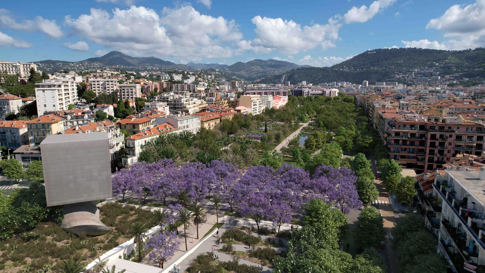 Nice: les images de la future forêt urbaine de l'extension de la ...