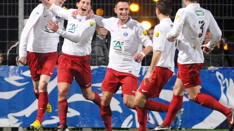 La joie des joueurs de Plabennec