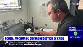 Incendie des immeubles à Rouen: au cœur du centre de gestion de crise