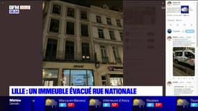 Lille: un immeuble de la rue Nationale évacué ce vendredi