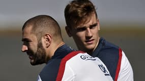 Karim Benzema et Antoine Griezmann