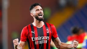 Olivier Giroud buteur avec l'AC Milan 