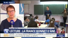 Niveau de lecture : "Dire que les élèves sont nuls, c'est exagéré" selon SE-UNSA