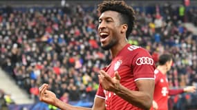 Kingsley Coman, buteur lors de Salzbourg-Bayern le 16 février 2022.