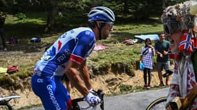 Thibaut Pinot lors de la 17e étape du Tour de France 2022